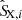 $ {\hat{S\!}}_{\mathrm{X}, i} $