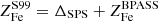 $ Z_{\mathrm{Fe}}^{\mathrm{S99}}=\Delta_{\mathrm{SPS}}+Z_{\mathrm{Fe}}^{\mathrm{BPASS}} $