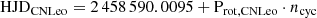 $$ \begin{aligned} \mathrm{HJD}_{\rm CNLeo} = 2\,458\,590.0095 + \mathrm{P}_{\rm rot,CNLeo}\cdot n_{\rm cyc} \end{aligned} $$