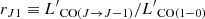 $$ \begin{aligned} r_{J1}\equiv {L^\prime }_{\mathrm{CO}(J\rightarrow J-1)}/{L^\prime }_{\rm CO(1{-}0)} \end{aligned} $$