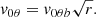 $$ \begin{aligned} v_{0\theta } = v_{0\theta b}\sqrt{r}. \end{aligned} $$