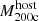 $ M_{\mathrm{200c}}^{\mathrm{host}} $