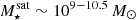 $ M_{\star}^{\mathrm{sat}}\sim 10^{9-10.5}\,M_\odot $