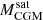 $ M_{\mathrm{CGM}}^{\mathrm{sat}} $