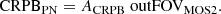 $$ \begin{aligned} \mathrm{CRPB_{PN}} = {A_{\rm CRPB}}\;\mathrm{outFOV_{MOS2}}. \end{aligned} $$