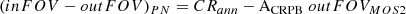 $$ \begin{aligned} (inFOV-outFOV)_{PN} = CR_{ann} - \mathrm{A_{CRPB}}\; outFOV_{MOS2} \end{aligned} $$
