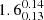 $ 1.6^{0.14}_{0.13} $