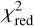 $\chi _{{\rm{red}}}^2$$