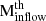 $ \mathrm{M_{inflow}^{th}} $