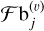 $\[\mathcal{F} b_j^{(v)}\]$