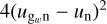 $\[4\left(u_{\mathrm{g}_w \mathrm{n}}-u_{\mathrm{n}}\right)^2\]$