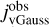 $j_{{\rm{VGauss}}}^{{\rm{obs}}}$