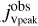 $j_{{\rm{Vpeak}}}^{{\rm{obs}}}$