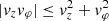 $ |v_zv_\varphi| \leq v_z^2+v_\varphi^2 $