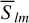${\bar S_{lm}}$