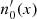 $ n^{\prime}_0(x) $