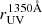 $ r_{\mathrm{UV}}^{1350\AA} $