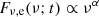 $ F_{\nu, \rm e}(\nu; t) \propto \nu^{\alpha} $