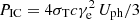 $ P_{\rm IC} = 4\sigma_{\rm T}c\gamma_{\rm e}^2\,U_{\rm ph}/3 $