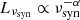 $ L_{\nu_{\mathrm{syn}}}\propto \nu_{\mathrm{syn}}^{-\alpha} $