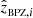 $ \hat{z}_{\textsc{bpz},i} $