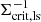 $ \Sigma_{\mathrm{crit,ls}}^{-1} $