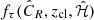 $ f_\tau(\hat{C}_R, z_{\mathrm{cl}}, \hat{\mathcal{H}}) $