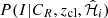 $ P(I | C_R, z_{\mathrm{cl}}, \hat{\mathcal{H}}_i) $