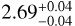 $\[2.69_{-0.04}^{+0.04}\]$