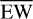 $\overline {{\rm{EW}}} $