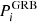 $ P_{i}^{\mathrm{GRB}} $