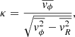 $$ \begin{aligned} \kappa = \frac{\overline{v_\phi }}{\sqrt{\overline{v_\phi ^2} - \overline{v_R^2}}}, \end{aligned} $$