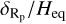 ${\delta _{{{\rm{R}}_{\rm{p}}}}}/{H_{{\rm{eq}}}}$