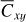 ${{\bar C}_{xy}}$