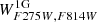 $ W_{F275W,F814W}^{\mathrm{1G}} $