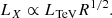 $$ \begin{aligned} L_X\propto L_{\mathrm{TeV}} R^{1/2}. \end{aligned} $$