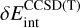 $\delta E_{{\rm{int}}}^{{\rm{CCSD}}({\rm{T}})}$