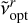 $\tilde v_{{\rm{opt}}}^r$