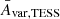 $ \bar{A}_{\mathrm{var,TESS}} $