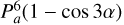 $\[P_a^6(1-\cos 3 \alpha)\]$
