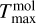 $T_{\max }^{{\rm{mol}}}$