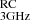 $ _{\mathrm{3GHz}}^{\mathrm{RC}} $