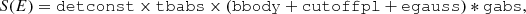 $$ \begin{aligned} S(E)= \mathtt {detconst} \times \mathtt {tbabs} \times (\mathtt {bbody} +\mathtt {cutoffpl} +\mathtt {egauss} )*\mathtt {gabs} , \end{aligned} $$