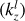 $\left( {k_z^l} \right)$