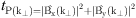$ P(k_\perp) = |\hat{B_x}(k_\perp)|^2 + |\hat{B_{\mathit{y}}}(k_\perp)|^2 $
