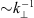 $ {\sim}k_{\perp}^{-1}. $