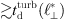 $ {\gtrsim} t_{\mathrm{d}}^{\mathrm{turb}}(\ell_\perp^*) $