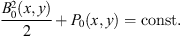 $$ \begin{aligned} \frac{B_0^2(x,{ y})}{2}+P_0(x,{ y})=\mathrm{const.}, \end{aligned} $$