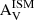 $ \rm{A}_\mathrm{V}^\mathrm{ISM} $