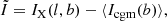 $$ \begin{aligned} \tilde{I} = I_{\rm X}(l,b) - \langle I_{\rm cgm}(b) \rangle , \end{aligned} $$
